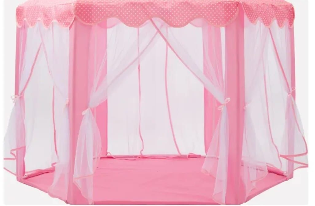 CARPA CASTILLO DE PRINCESA PARA NIÑAS PORTATIL ROSADO-1