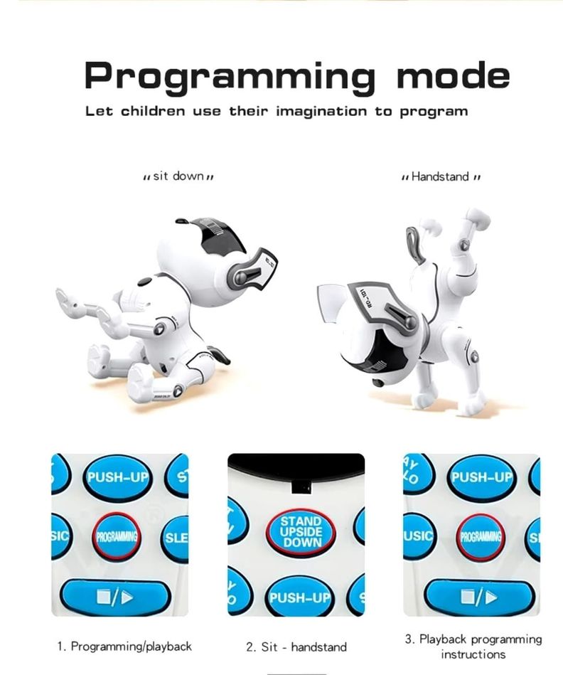 Perro Robot Control Remoto Smart Dog Baila Multifuncional-3