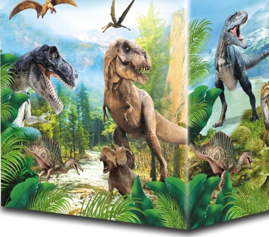 CARPA DINOSAURIOS ARMABLE DE JUGUETE CON 50 PELOTAS-5