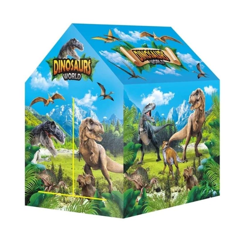 CARPA DINOSAURIOS ARMABLE DE JUGUETE CON 50 PELOTAS-6