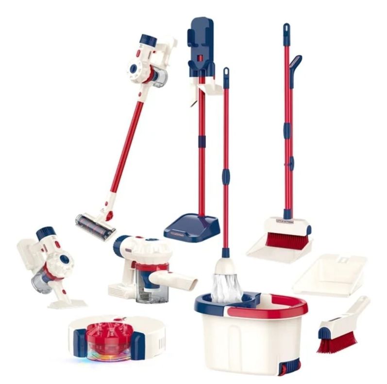 SET DE ASEO JUGUETE DE LIMPIEZA ESCOBA PALA-0