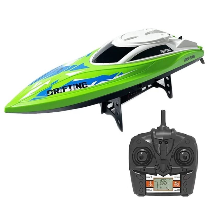 Lancha Bote Barco H111, Control Remoto 2,4 Ghz.  25 km.-0