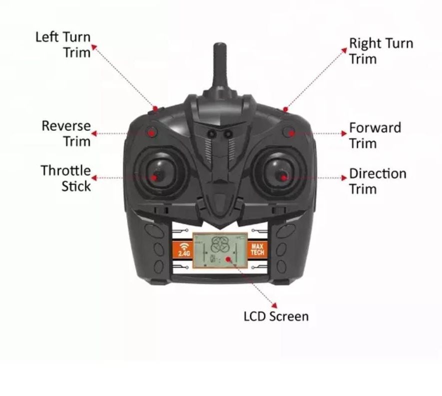 Lancha Bote Barco H100, Control Remoto 2,4 Ghz-3