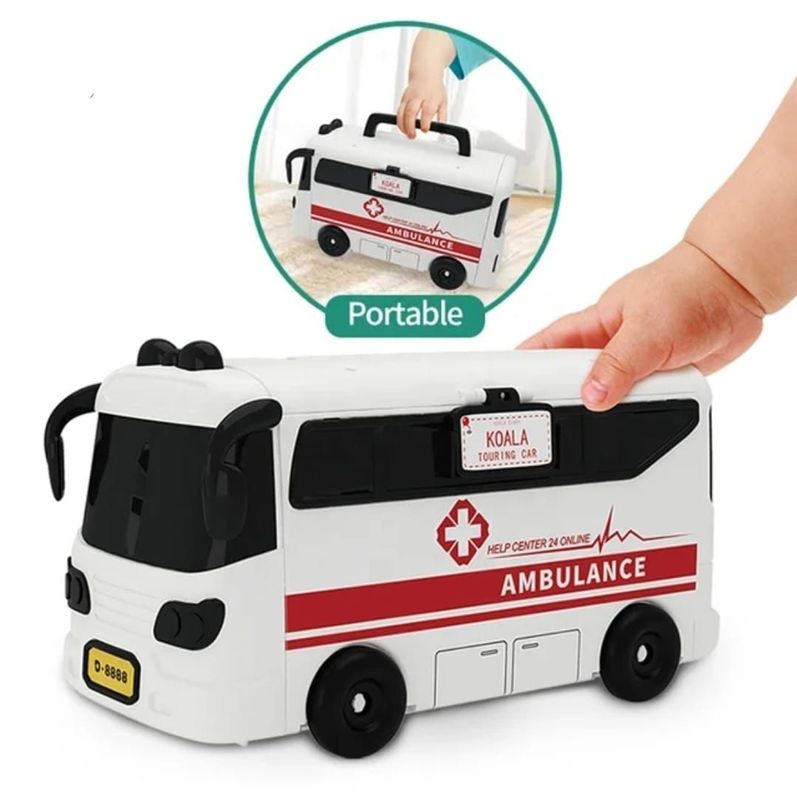 BUS KOALA AMBULANCIA CON ACCESORIOS 53 PIEZAS-4