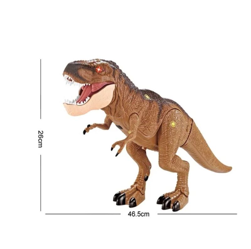 DINOSAURIO CONTROL REMOTO GRAN TIRANOSAURIO REX LUZ SONIDO-3