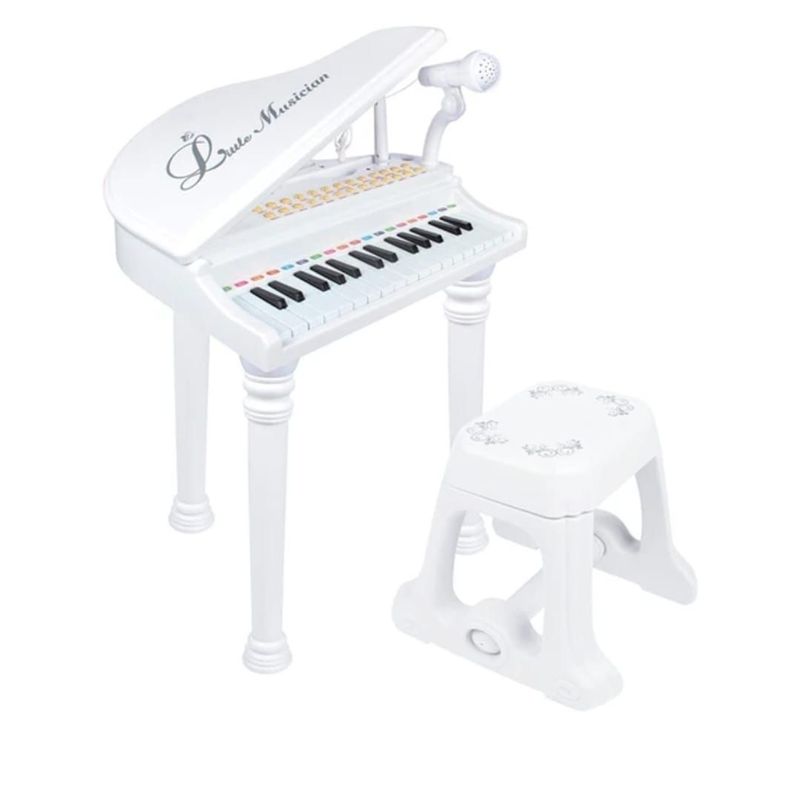 PIANO BAOLI TECLADO NIÑOS 31 TECLAS MICROFONO CONECTOR MP3-0