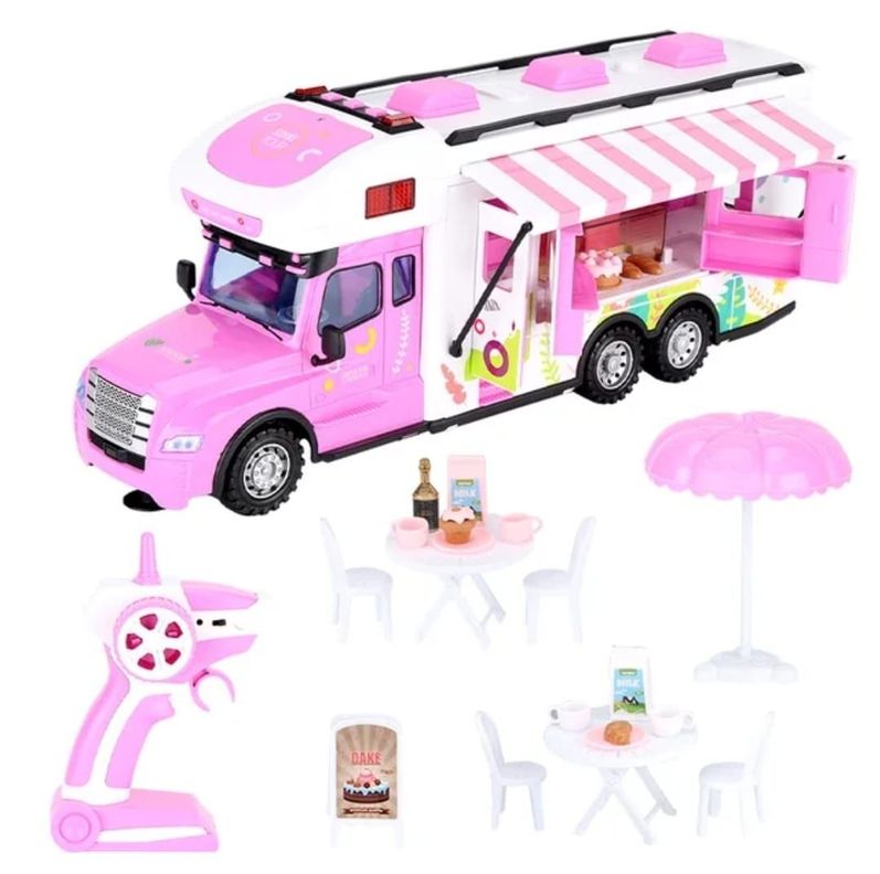 CAMION AUTO CONTROL REMOTO LUCES Y SONIDO FOOD TRUCK-0