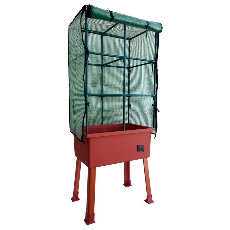 Huerto mediano terracota 40x60x150 cm.-0