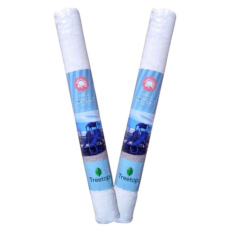 PACK: 2 Mallas Sombra Lisa 80% de 4,2 × 5 m color Blanco-0