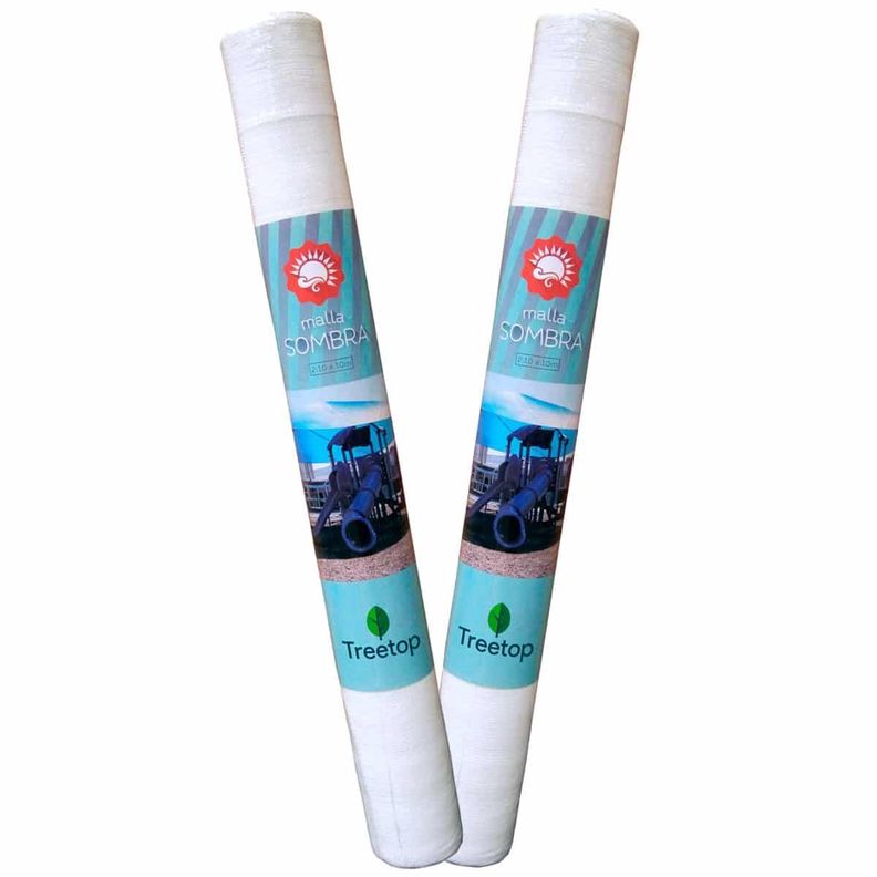 PACK: 2 Mallas Sombra Lisa 80% de 2,1 × 10 m color Blanco-0