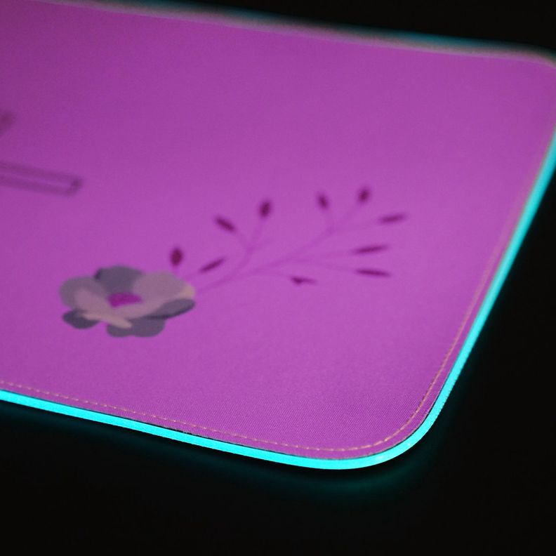 Mouse Pad Gamer Led Profesional Ktana Morado-2