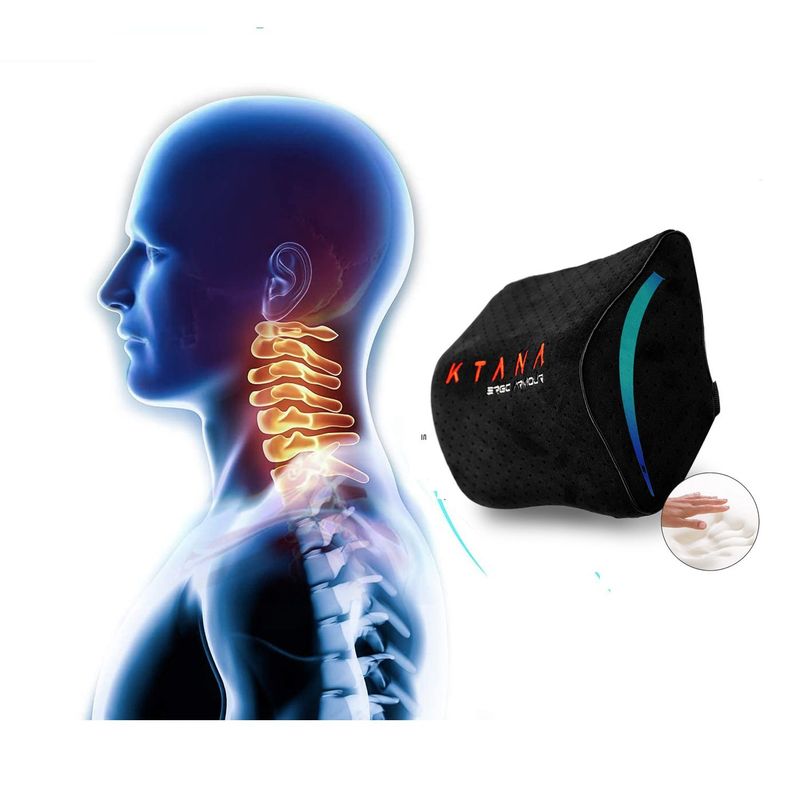 Cojín Almohada Cervical Ergonómico Memory Foam-1