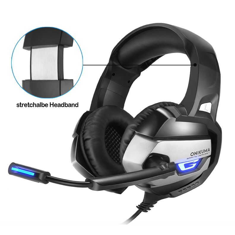 Audífono Gamer Onikuma K5 Negro-4