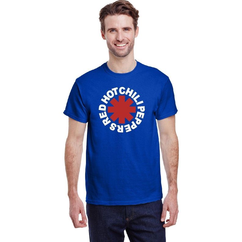 Polera De Hombre Manga Corta Red Hot Chili Peppers Clasico-0