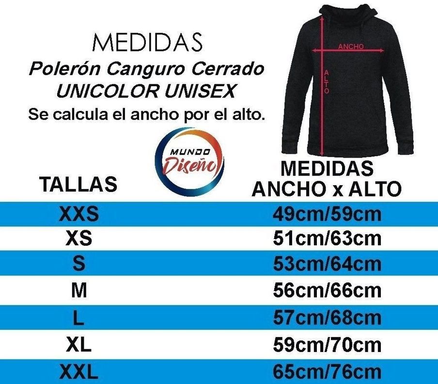 Polerón UNISEX Cerrado Con Capucha-1
