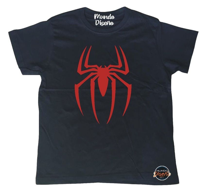 Polera De Niño Avengers Spiderman Araña-1