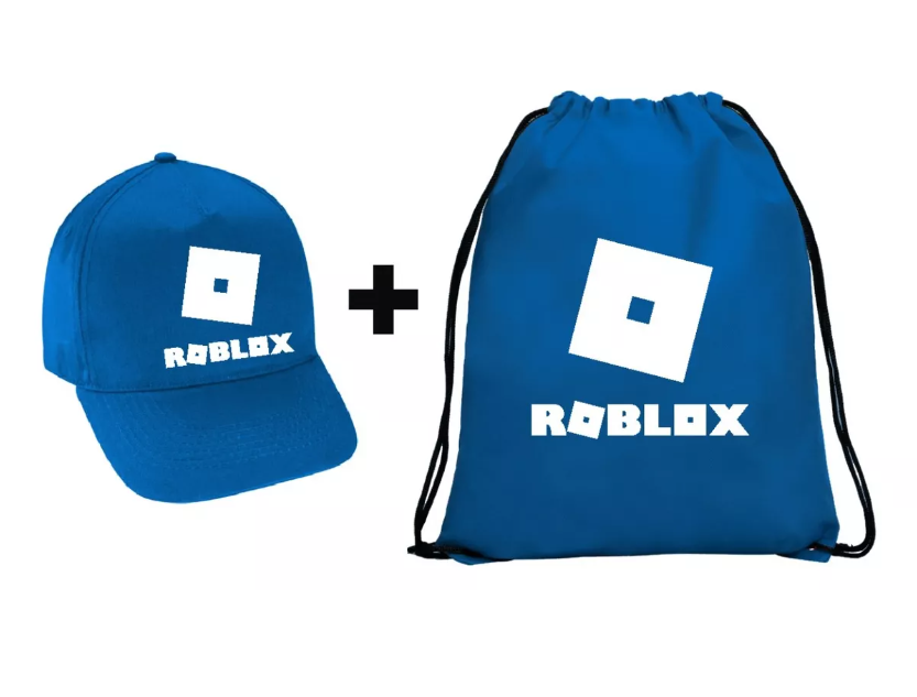 Pack Jockey Y Mochila Morral Poliester Roblox Clásico-1