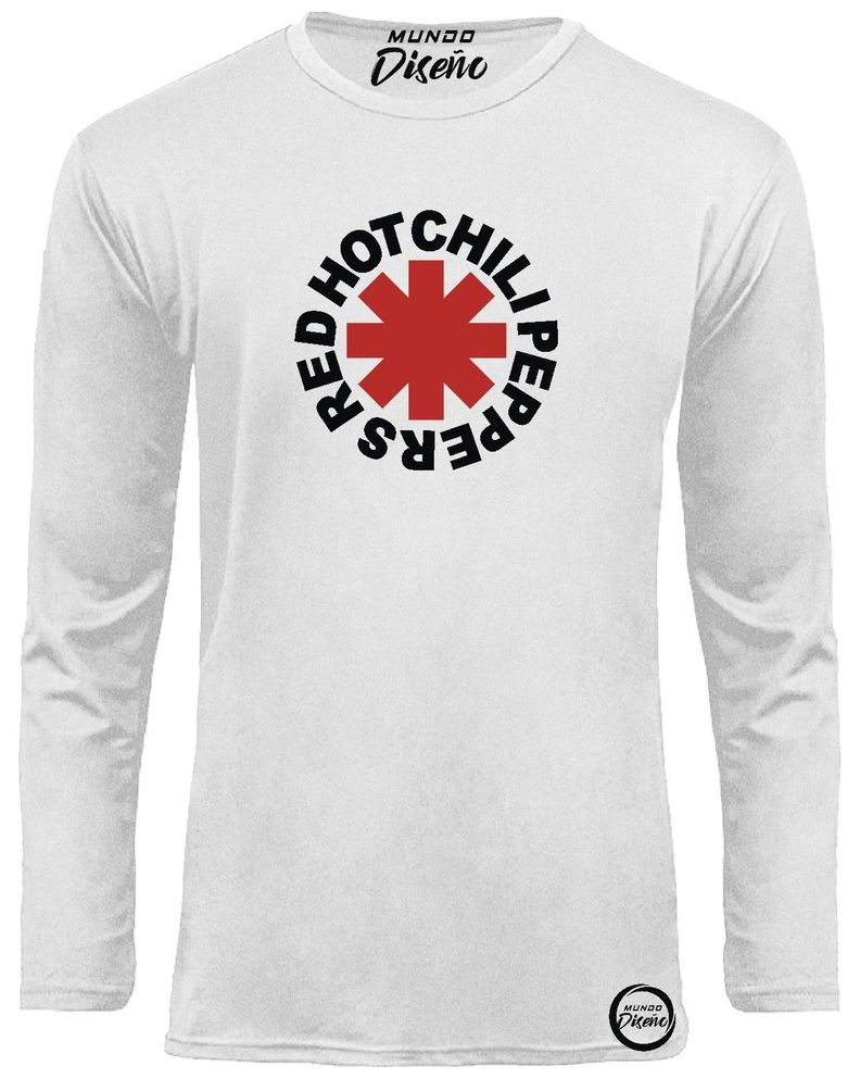 Polera Manga Larga De Hombre Red Hot Chili Peppers Clasico-1