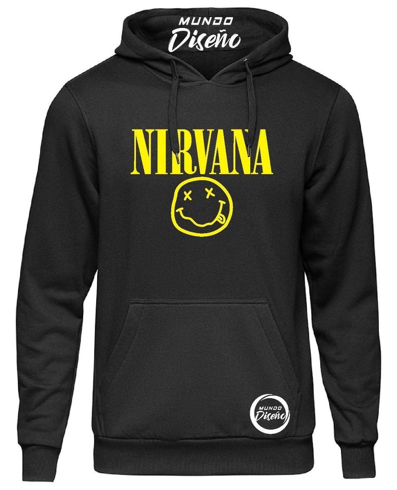 Poleron Hoodie Unisex Nirvana Estampado MDC-0