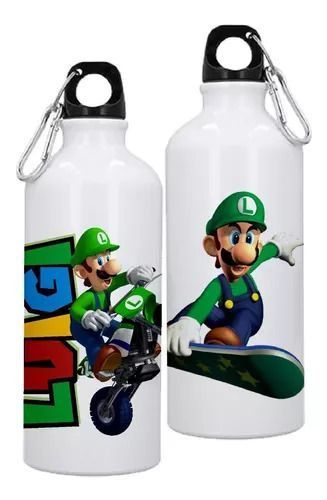 Botella De Agua Metalica Acero Inoxidable Luigi Aventura-0