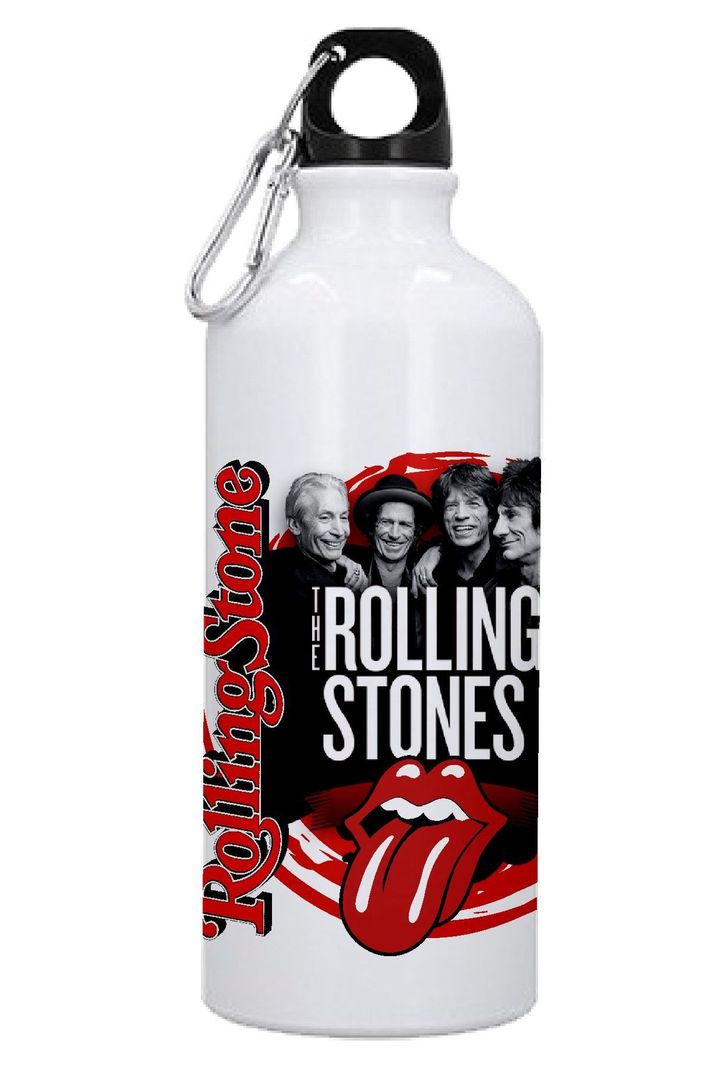 Botella Aluminio De Agua Grupo Rolling Stones-0