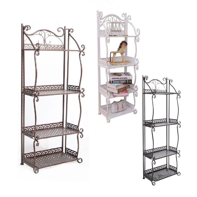 Estante Organizador Metalico Baño 33x20x105cm-1