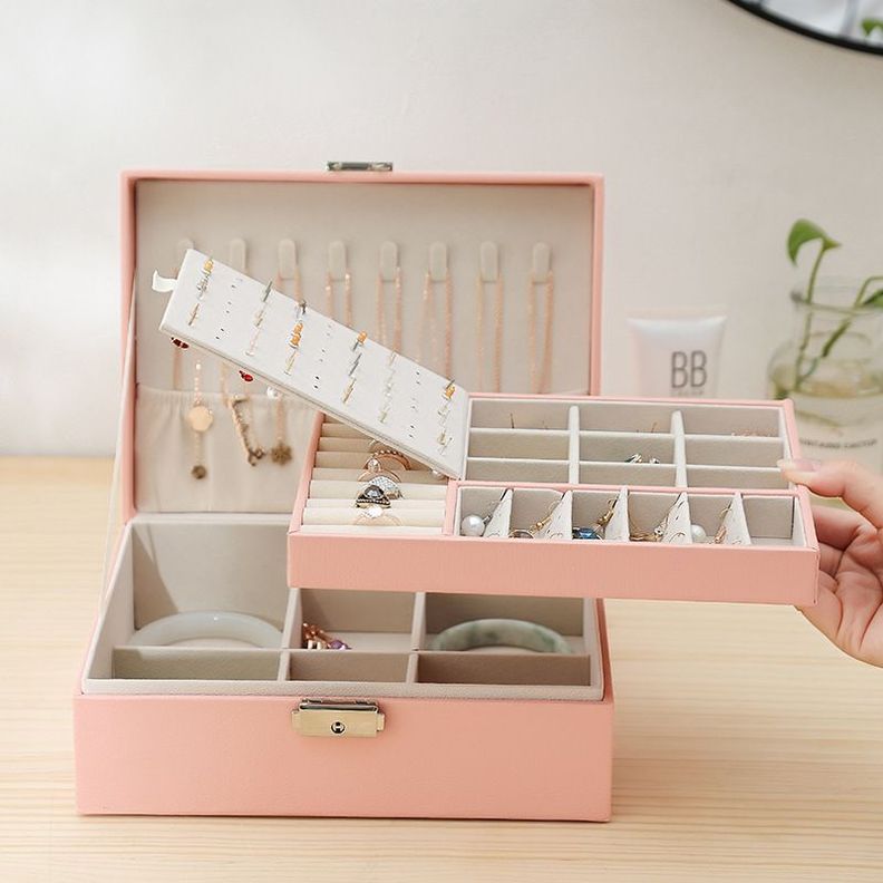 Joyero Caja De Joya Tipo Maleta Organizador Joyas-1