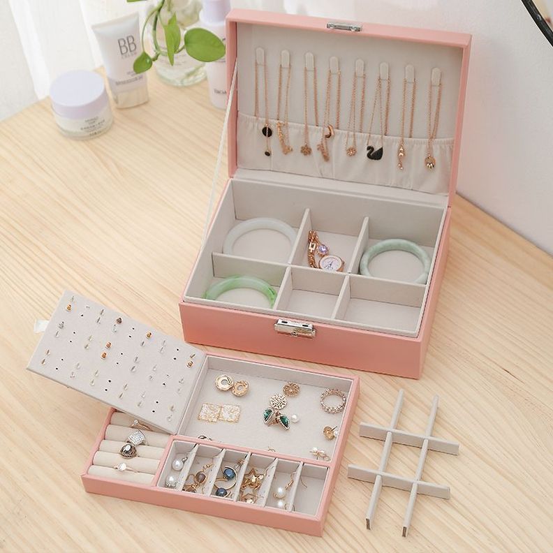 Joyero Caja De Joya Tipo Maleta Organizador Joyas-2