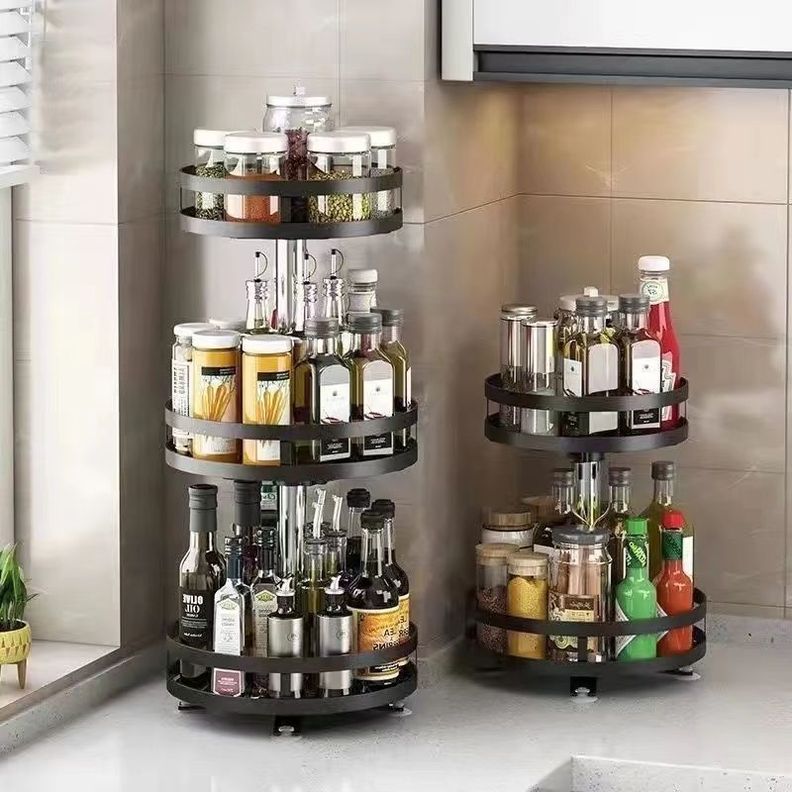 Estante Especiero Giratorio Porta Frascos Organizador Cocina-1