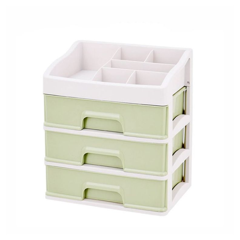Organizador De Cosmeticos Maquillajes 3 Cajones-0