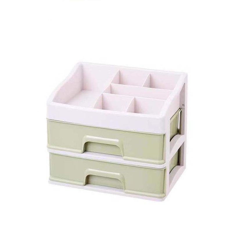 Organizador De Cosmeticos Maquillajes 2 Cajones-0