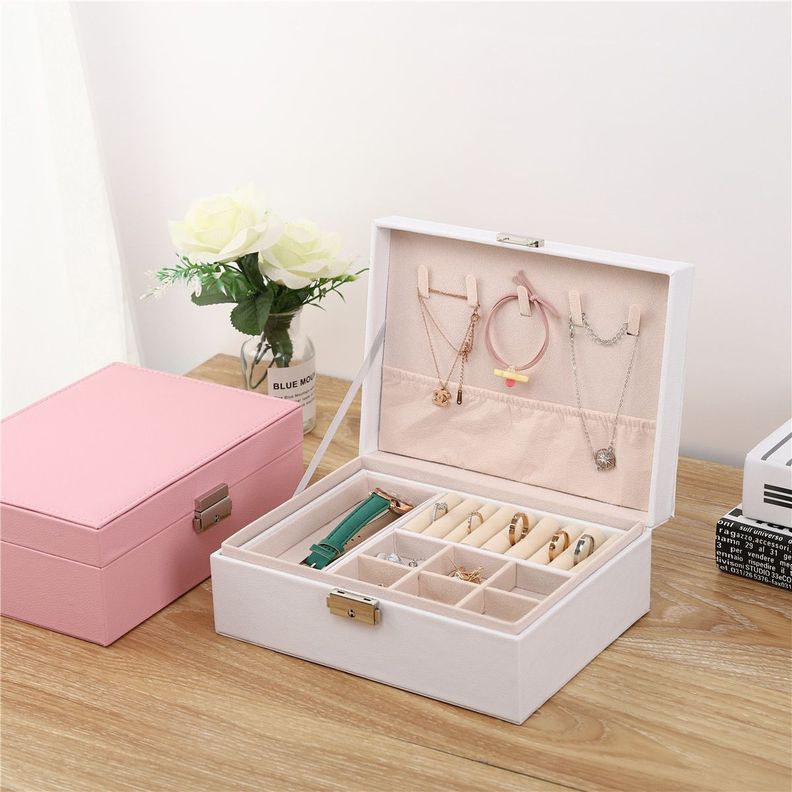 Organizador De Joyas 2 Niveles 23cm X 17cm X 8.5cm-4