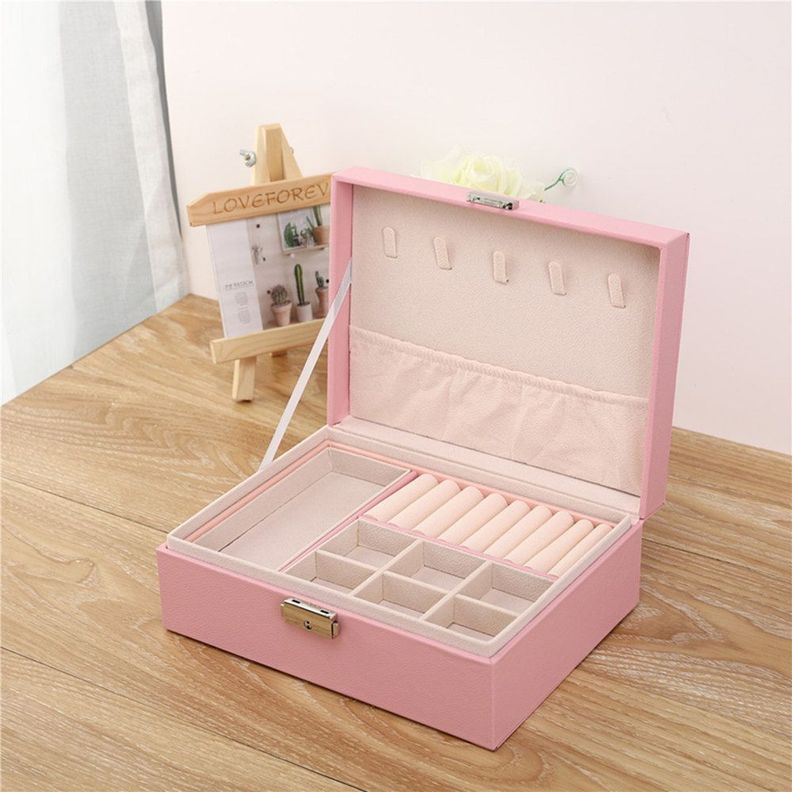 Organizador De Joyas 2 Niveles 23cm X 17cm X 8.5cm-1