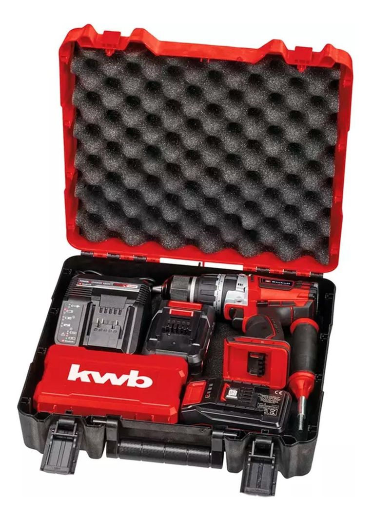 Taladro Impacto Inal. Einhell Tp-cd 18/60 Li Bl+39 Ac 2x2,0-2