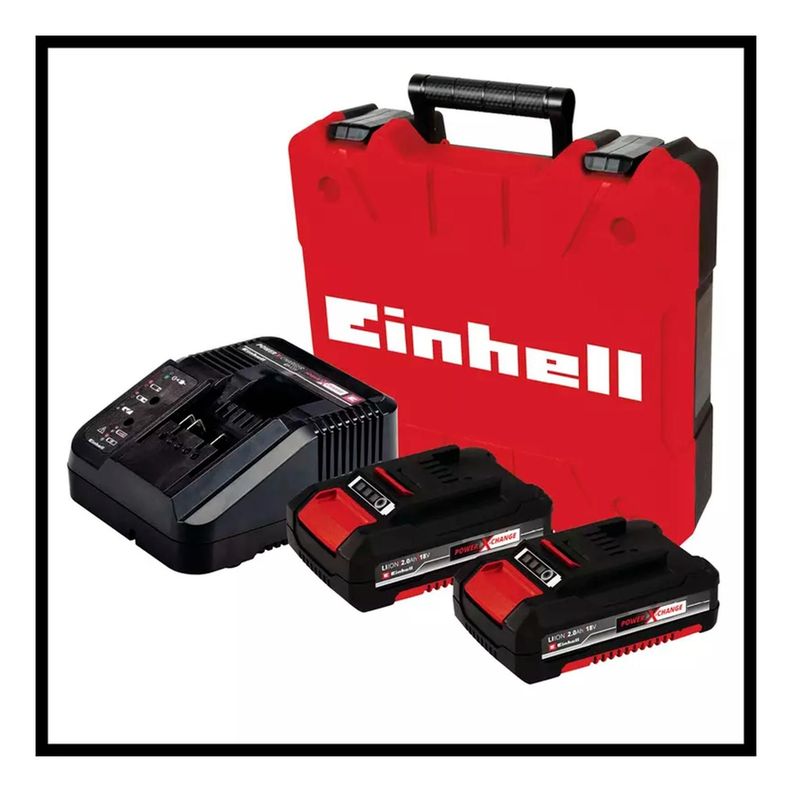 Taladro Impacto Inal. Einhell Tp-cd 18/60 Li Bl+39 Ac 2x2,0-3
