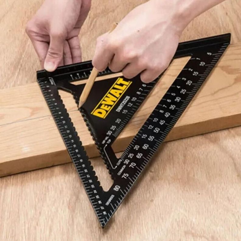 Escuadra Rapida Metálica De 18cm Dewalt Dwht25227-0-1