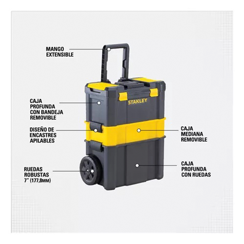 Caja De Herramientas Con Ruedas Stanley Stst18631-3