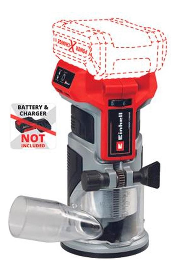 Fresadora De Mano Inal. Einhell Tp-et 18 Li Bl - Sin Batería-0