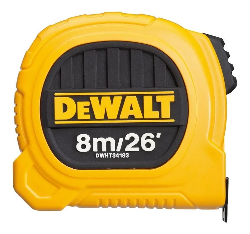 Huincha De Medir 8m/26' Diseño Compacto Dewalt Dwht34193l-0
