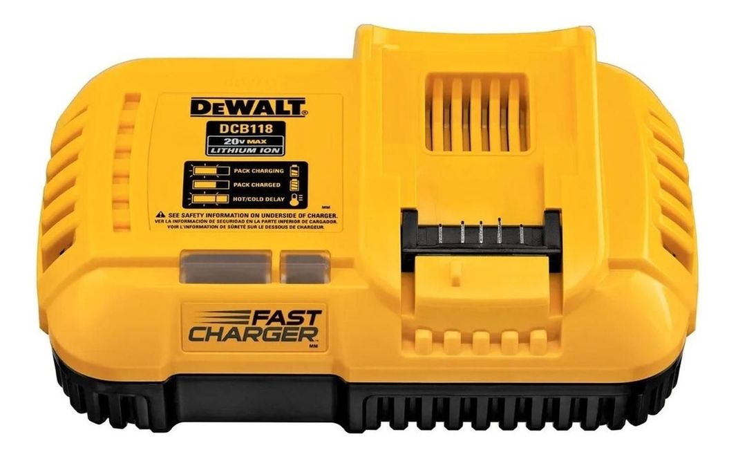Cargador Flexvolt Litio Ion 20v-60v Dewalt Dcb118-b2-0