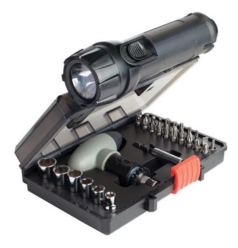 Set Atornillar 30 Pzs Con Linterna Led Black+decker A7224-xj-2