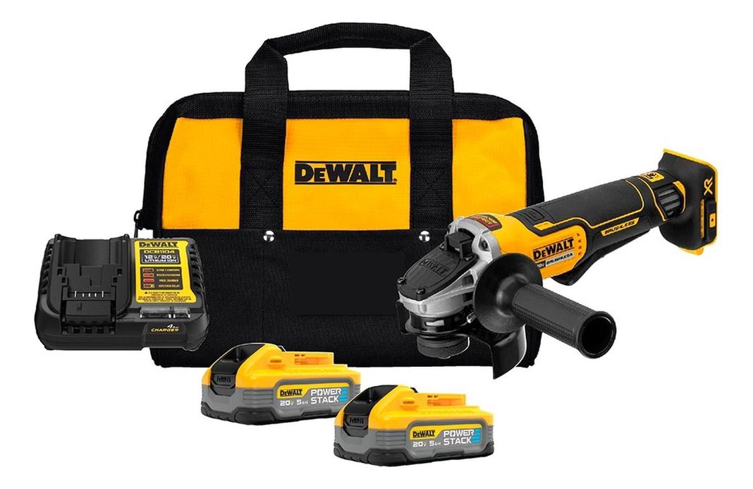Esmeril Angular Dewalt Dcg413h2-b2 4 1/2 20v Xr - 2 Batería-0