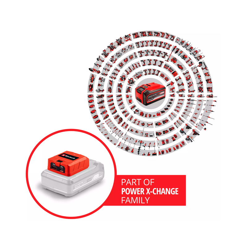 Adaptador de Batería USB - A/C Einhell TC-CP 18- Sin Baterías-4