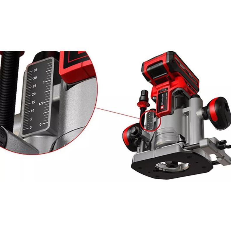 Set Fresadora Inal. Einhell TP-RO 18 Set Li BL - Sin Baterías-6
