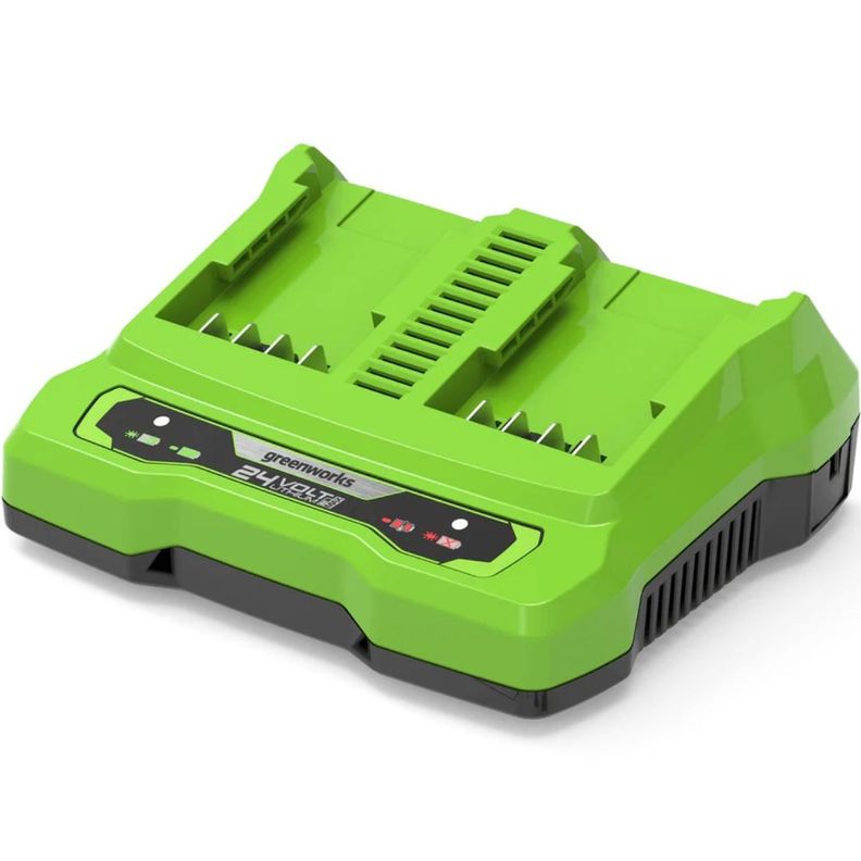 Cargador de Batería Dual Greenworks 24V - 4.0 AH -2933207-0