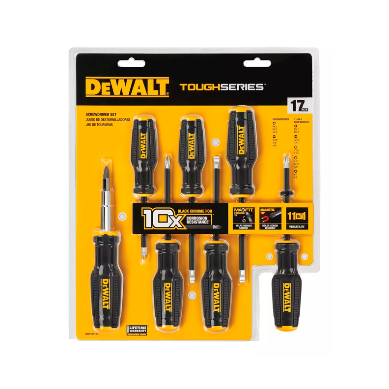Set 17 Destornilladores Toughseries Dewalt Dwht65103-2