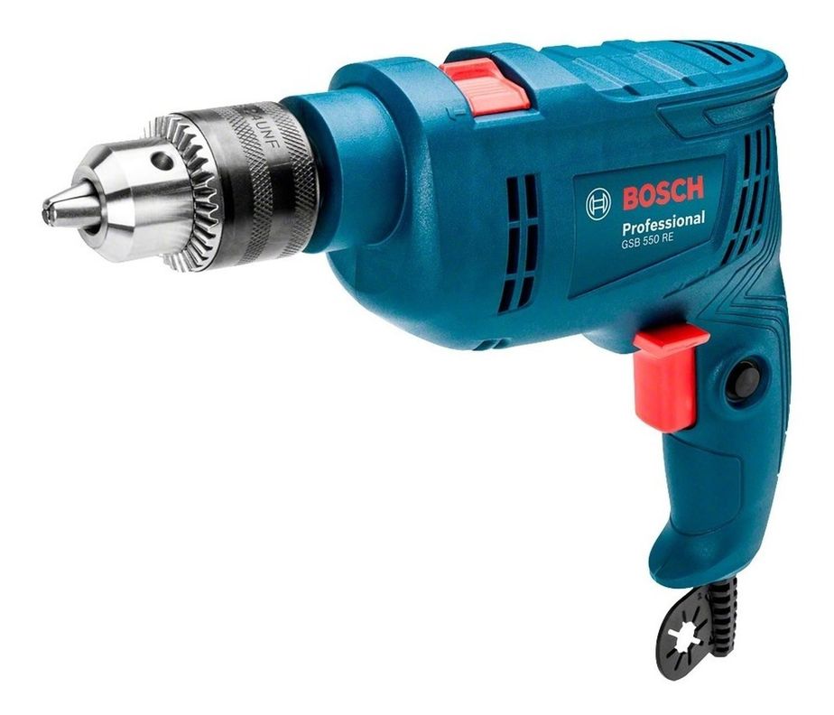 Taladro Percutor Bosch Gsb 550 Re + 34 Accesorios-3