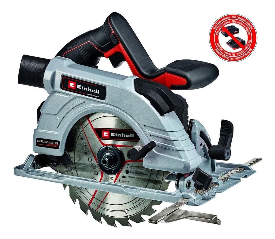 Sierra Circular Inalambrica Einhell Te-cs 18/190 Li Bl Rojo 4 Kg