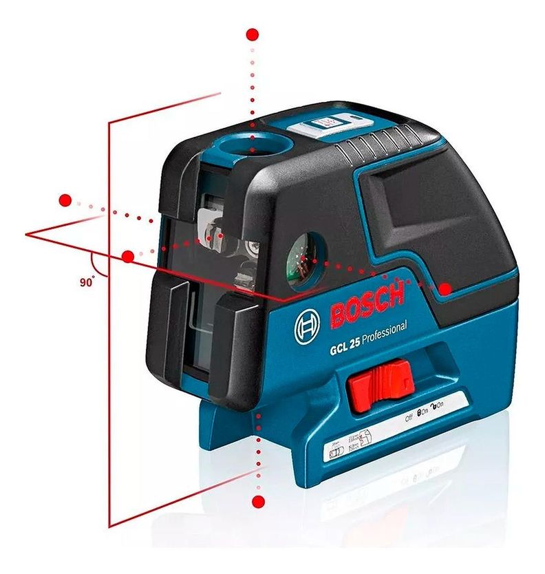 Nivel Láser De Lineas Y Puntos Combinado Bosch Gcl 25-0