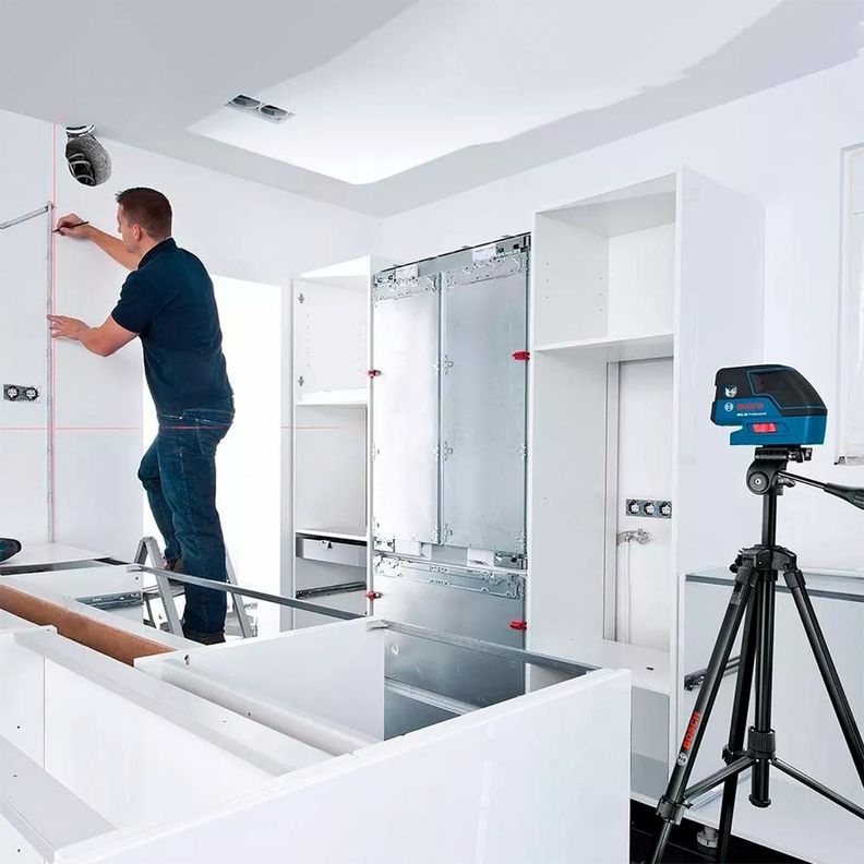 Nivel Láser De Lineas Y Puntos Combinado Bosch Gcl 25-2